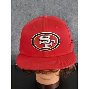 San Francisco 49ers New Era Hat Adjustable Snapback‎ NFL Football Red Sportswear
